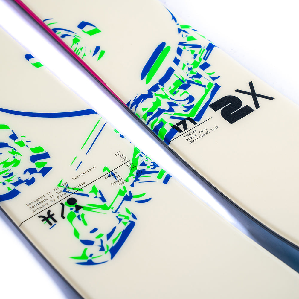 Faction Skis Prodigy 2X - 2024 All-Mountain Twin-Tip Ski